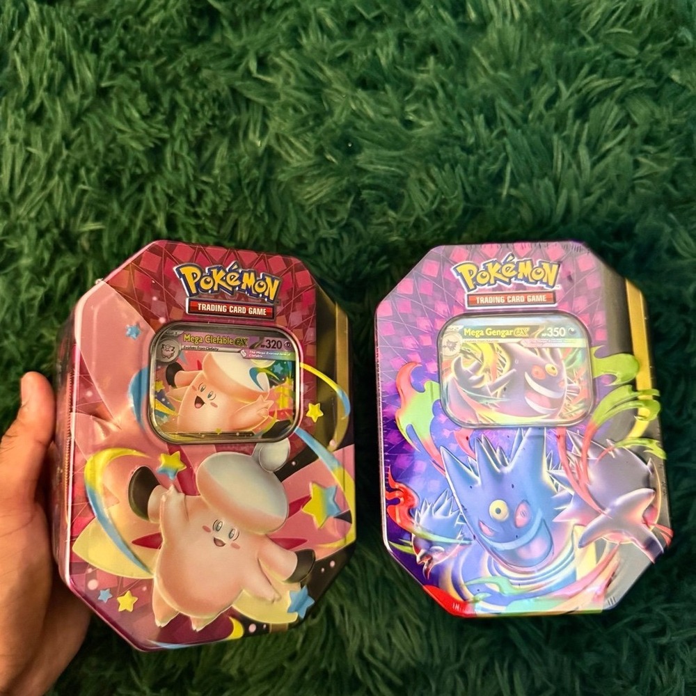 Pokemon Moonlit Gengar Tin & Clefable Tins SEALED